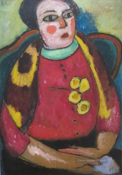 Expressionismus Werke - sitzige Frau 1911 Alexej von Jawlensky Expressionismus